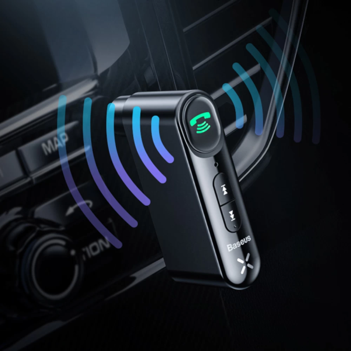 Bluetooth-ресивер Baseus BSBA-02 AUX Wireless Audio Receiver Black (WXQY010001)
