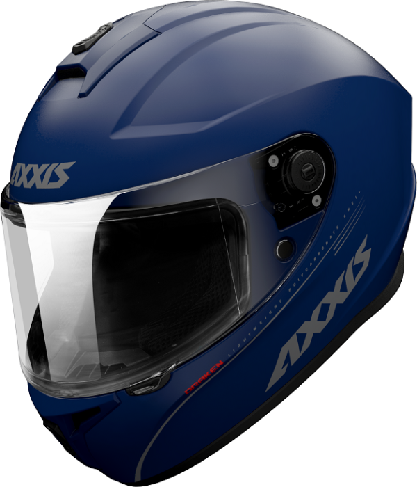 Мотошолом AXXIS DRAKEN S A7 Solid Matt Blue M