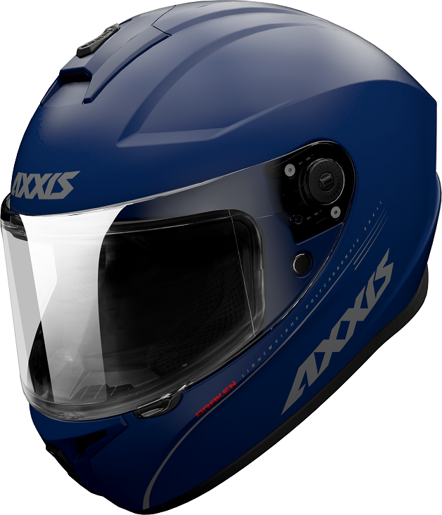 Мотошолом AXXIS DRAKEN S A7 Solid Matt Blue M