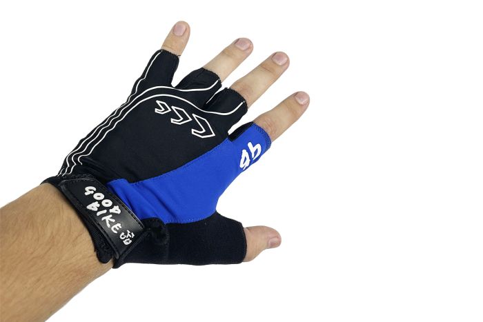Велорукавиці короткий палець розмір XL сині "D-GRIP" (94507Blue-IS)