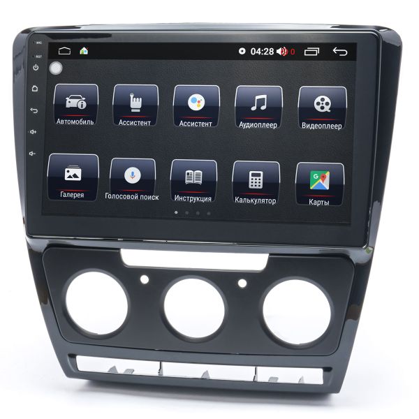 Штатна магнітола Prime-X 22-495/10B, 4+32, 4G. SKODA Yeti 2009-2017