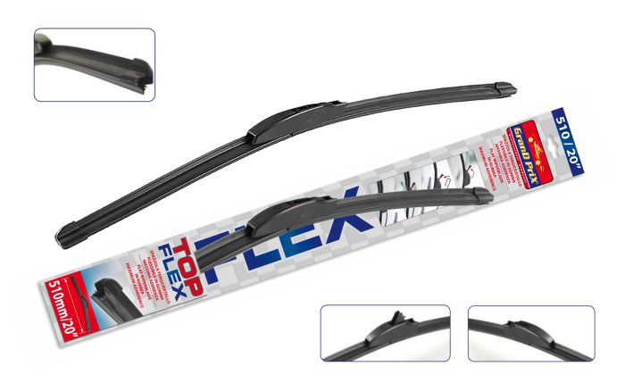 Безкаркасна щітка TOPFLEX 20"/510 мм 1 шт 33313-IS