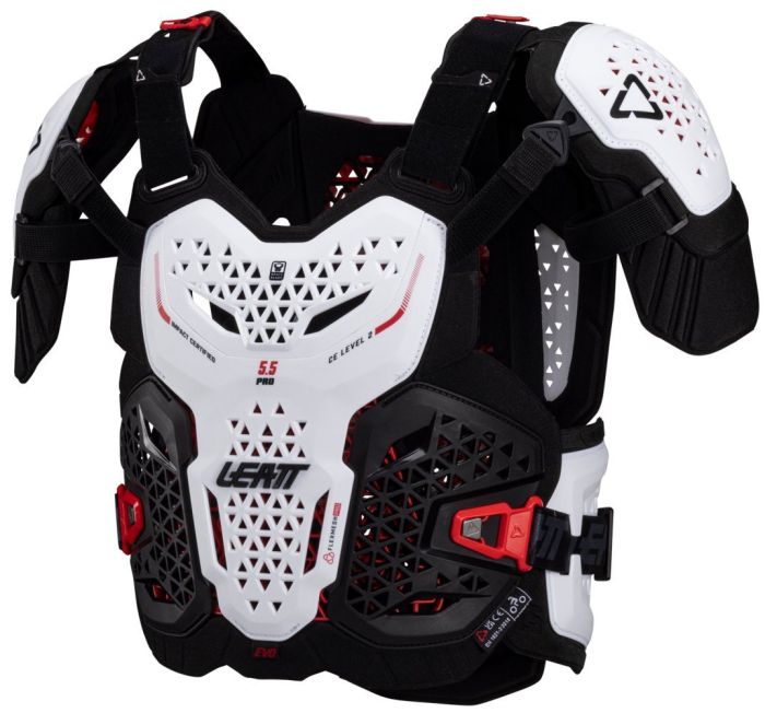 Захист тіла LEATT 5.5 PRO EVO Chest Protector White XXL