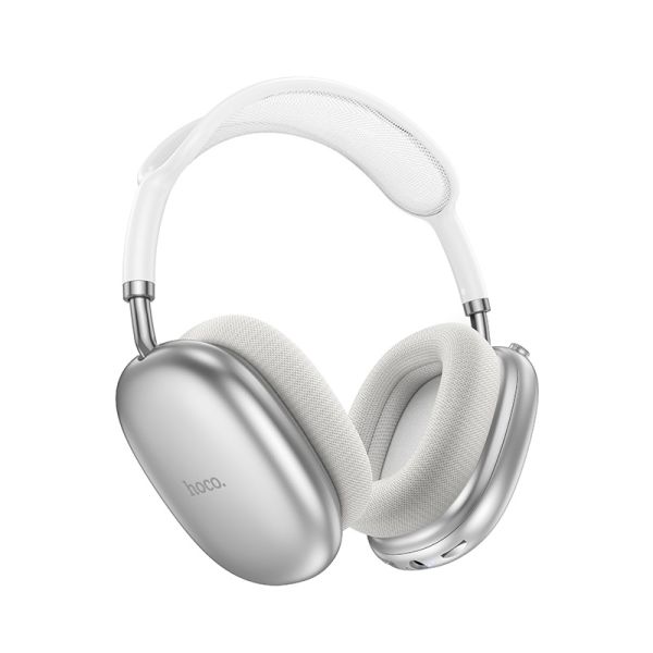 Бездротові накладні навушники HOCO W55 Pleasing BT headphones Silver (6942007632676)