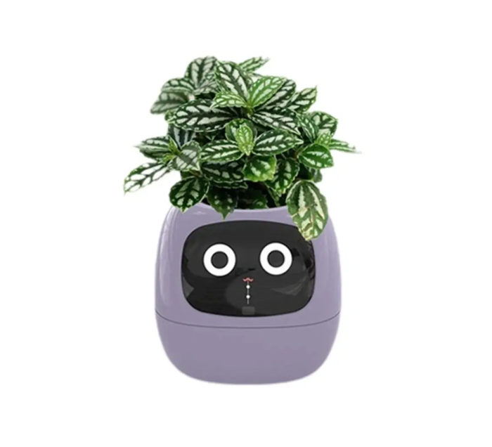 Інтерактивний розумний горщик для рослин Ivy Smart Planter Tuya AI, Purple (ISPTAPR)