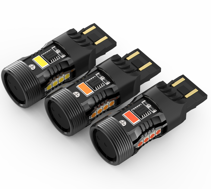 Комплект светодиодных ламп Infolight T20, 7443 (w21/5w)