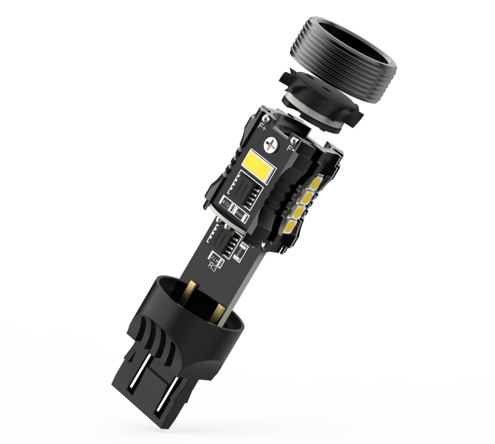 Комплект светодиодных ламп Infolight T20, 7443 (w21/5w)