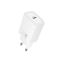 Мережевий зарядний пристрій HOCO N60 Gentle single port PD20W charger (EU) White (6942007644181)