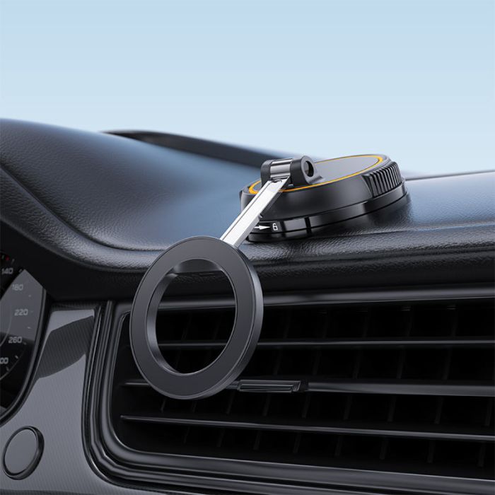 Автотримач для телефона ACEFAST D55 magnetic car holder for dashboard Black (6974316284338)