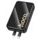 Зовнішній акумулятор HOCO Q37A Graceful 22.5W+PD20W power bank with two cables(20000mAh) Black (6942007644921)