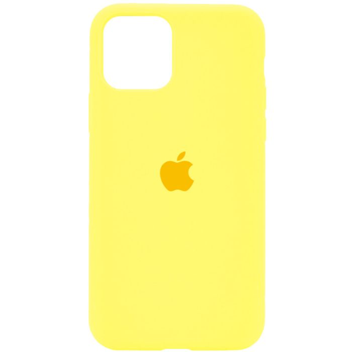 Чохол для смартфона Silicone Full Case AA Open Cam for Apple iPhone 11 Pro Max кругл 56,Sunny Yellow (FullOpeAAKPi11PM-56)