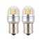 Brevia S-Power P21W 330Lm 15x2835SMD 12/24V CANbus, 2шт (10201X2)