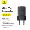 Мережевий зарядний пристрій Baseus Palm Fast Charger 1C 30W EU Cluster Black (P10111605113-00)