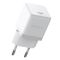 Мережевий зарядний пристрій Baseus Palm Fast Charger 1C 20W EU Moon White (with Baseus Mini White Cable USB-C to USB-C 60W (20V/3A) 1m Moon White) (P10111602213-01)