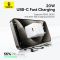 Мережевий зарядний пристрій Baseus Palm Fast Charger 1C 20W EU Moon White (with Baseus Mini White Cable USB-C to USB-C 60W (20V/3A) 1m Moon White) (P10111602213-01)