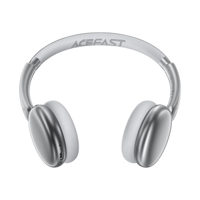 Бездротові накладні навушники ACEFAST H8 active noise cancelling wireless headset Silver (6974316284291)