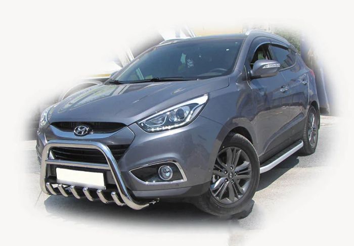 Передняя дуга WT003 (нерж. сталь) для Hyundai IX-35 2010-2015 гг