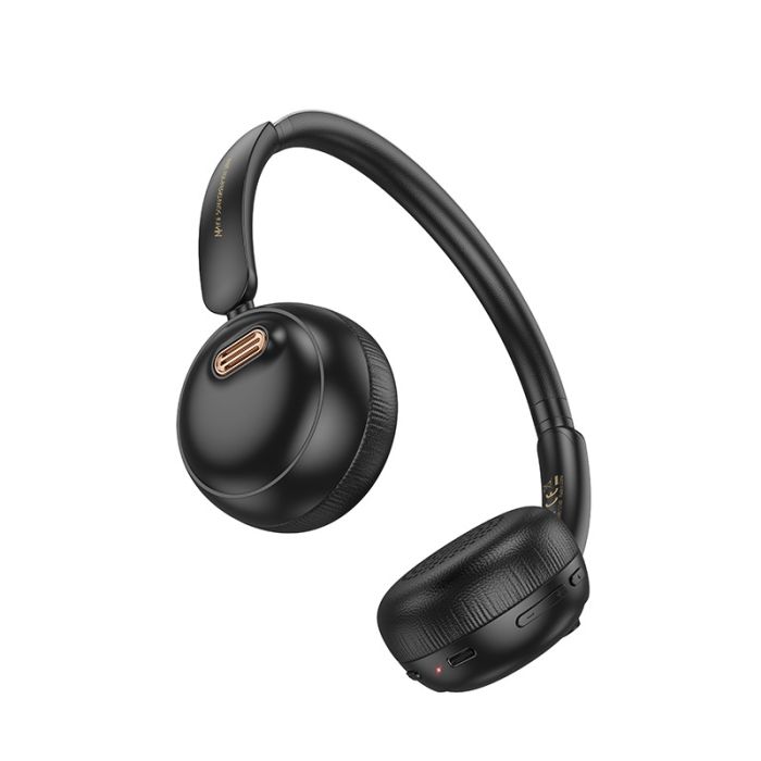 Бездротові накладні навушники HOCO W62 Verso retro BT headphones Black (6942007648127)