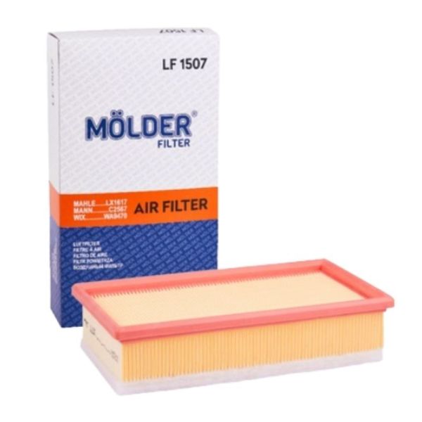 Панельный воздушный фильтр Molder замена WA9470 LX1617 C2567 AP090/3 (LF1507)