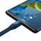 Кабель Baseus Bright Mirror 2 Series Retractable 3-in-1 Fast Charging  Data Cable USB to M+L+C 66W 1.1m Blue (CAMJ010103)