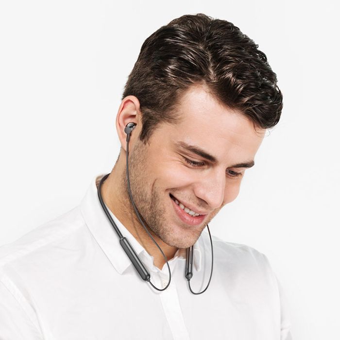 Бездротові спортивні навушники HOCO ES67 Perception neckband BT earphones Black (6942007602396)