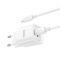Мережевий зарядний пристрій з кабелем HOCO C147A Charm PD20W+QC3.0 charger set (C to iP)(EU) White (6942007630283)