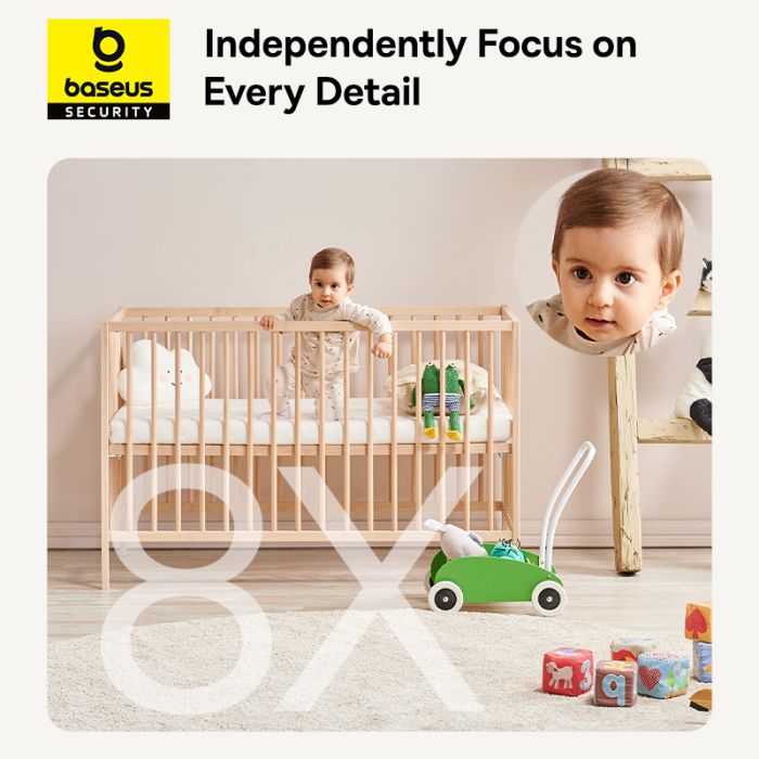 IP-камера відеоспостереження Baseus Security P1 Indoor Camera 3K White EU (S0TV012132)