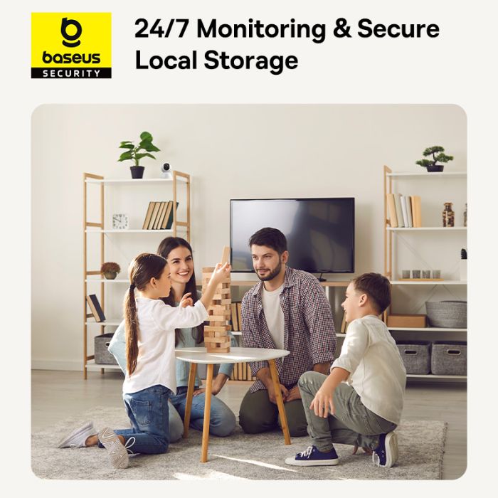 IP-камера відеоспостереження Baseus Security P1 Indoor Camera 3K White EU (S0TV012132)