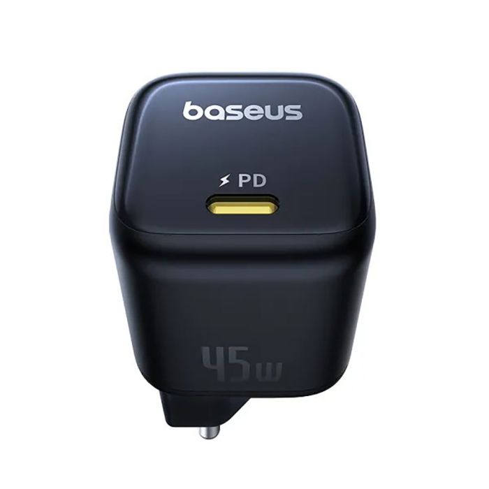 Мережевий зарядний пристрій Baseus PicoGo GaN Fast Charger 1C 45W EU Cosmic Black (P10176800123-00)