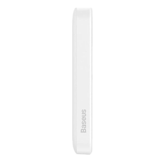 Зовнішній акумулятор Baseus Magnetic Mini Air Wireless Fast Charge Power Bank 6000mAh 20W Stellar White（With Simple Series Charging Cable Type-C to (P10059002223-00)