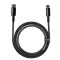 Кабель Baseus Tungsten Gold Fast Charging Data Cable Type-C to iP PD 20W 2m Black (CATLWJ-A01)