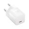 Мережевий зарядний пристрій з кабелем Baseus GaN5 Fast Charger(mini) 1C 30W EU Moon White(With: Fast Charging Data Cable Type-C) (P10110902213-00)
