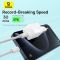 Мережевий зарядний пристрій з кабелем Baseus GaN5 Fast Charger(mini) 1C 30W EU Moon White(With: Fast Charging Data Cable Type-C) (P10110902213-00)