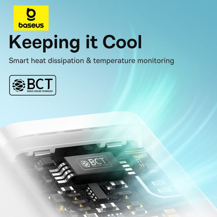 Мережевий зарядний пристрій з кабелем Baseus GaN5 Fast Charger(mini) 1C 30W EU Moon White(With: Fast Charging Data Cable Type-C) (P10110902213-00)