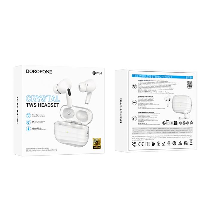 Бездротові навушники TWS BOROFONE BW84 Dream White (6941991119163)