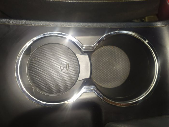Кольца на подстаканник (нержавейка) для Hyundai IX-35 2010-2015 гг