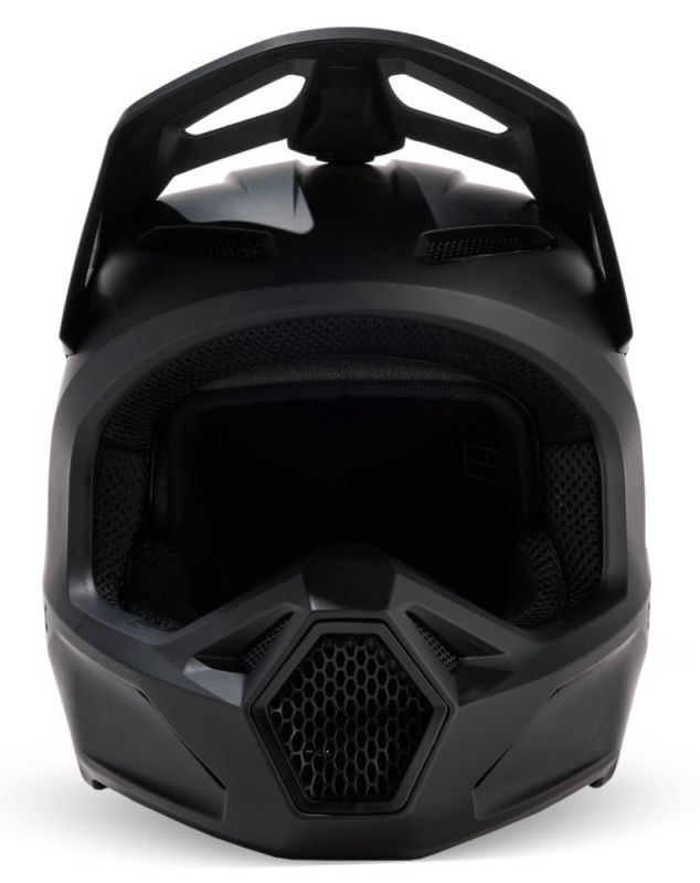 Мотошолом FOX V1 SOLID HELMET Matte Black, XL