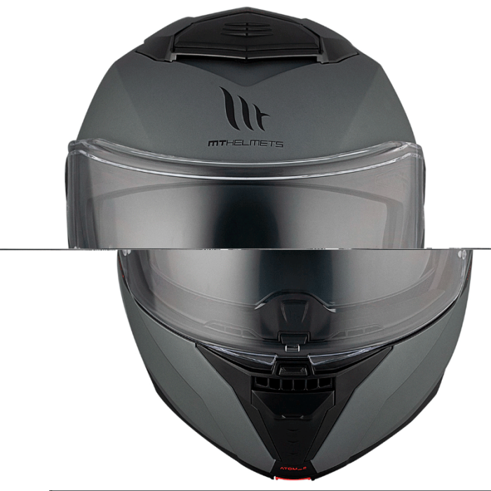 Мотошолом MT ATOM 2 SV Solid A2 Matt Titan XS