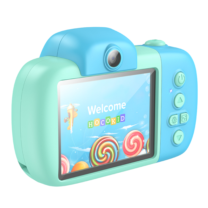 Камера для дітей DV201 Dual lens children camera Blue (6942007628426)
