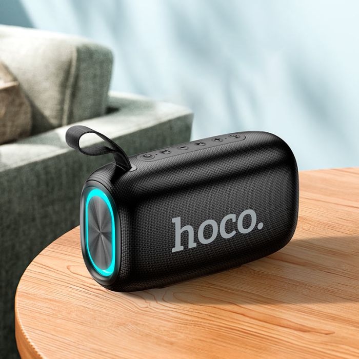 Портативна колонка HOCO HC25 Radiante sports BT speaker Black (6942007618847)
