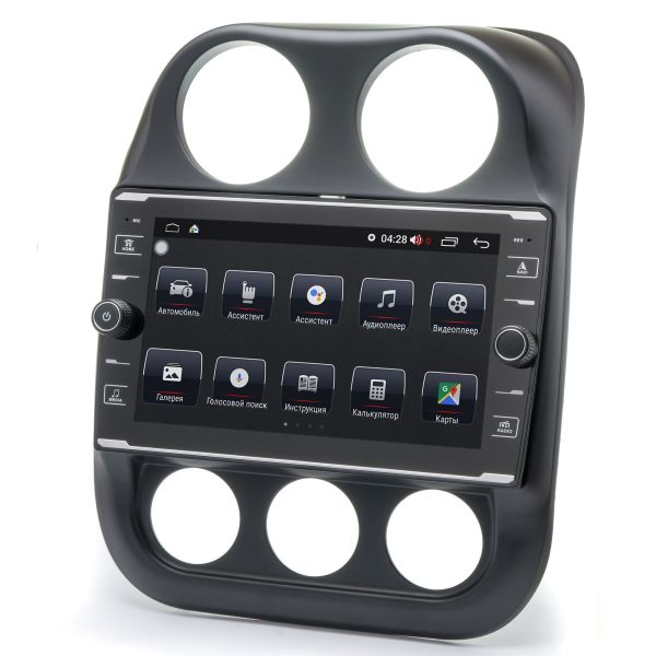Штатна магнітола Prime-X 22-810/9K, 6+128, 4G. JEEP Compass 2011-2016