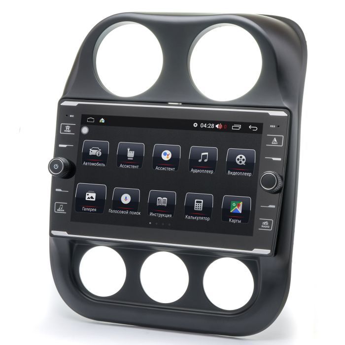 Штатна магнітола Prime-X 22-810/9K, 6+128, 4G. JEEP Compass 2011-2016