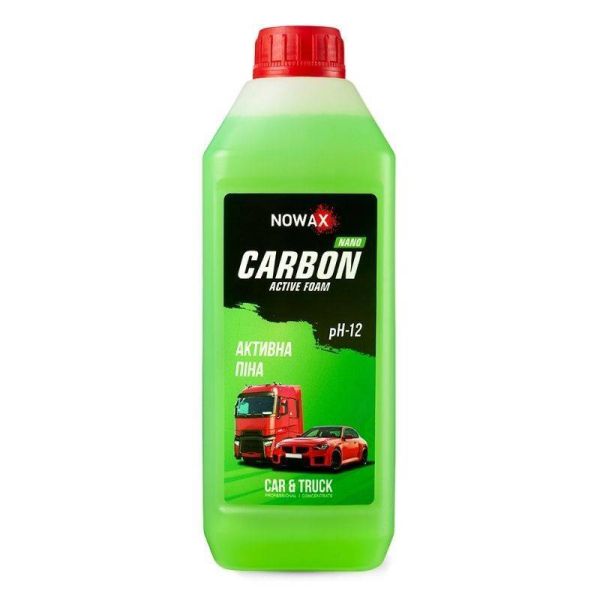 Концентрированная пена для бесконтактной мойки авто Nowax CARBON NANO 1л для автомоек (NX01177)