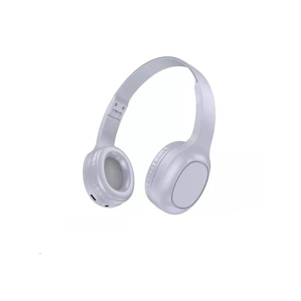 Бездротові накладні навушники HOCO W46 Charm BT headset Light Blue Gray (6942007601719)