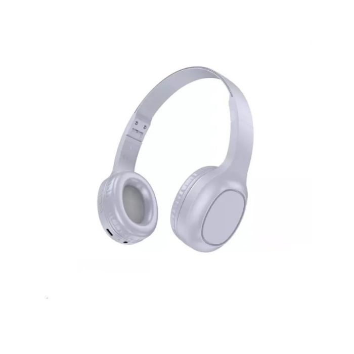 Бездротові накладні навушники HOCO W46 Charm BT headset Light Blue Gray (6942007601719)