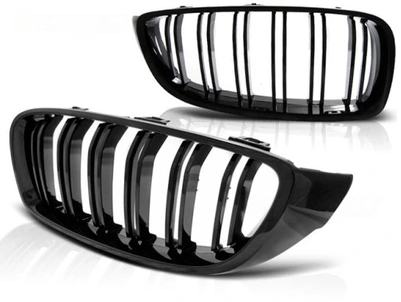 Решетка BMW 4 F32/F33/F36 стиль М4, черный глянец