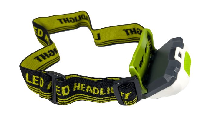Ліхтар налобний світлодіодний на батарейках 3 LED "GOOD BIKE" 3 режими (92307-IS)