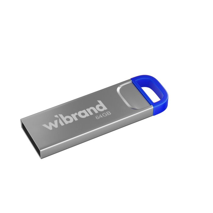 Флеш-накопичувач Wibrand USB 2.0 Falcon 64Gb Blue (WI2.0/FA64U7U)
