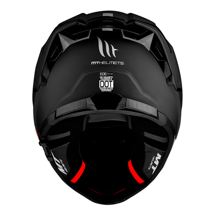 Мотошолом MT THUNDER 4 SV Solid Matt Black XS