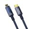 Кабель Baseus Explorer Series Auto Power-Off Fast Charging Data Cable Type-C to IP 20W 2m Blue (CATS000103)